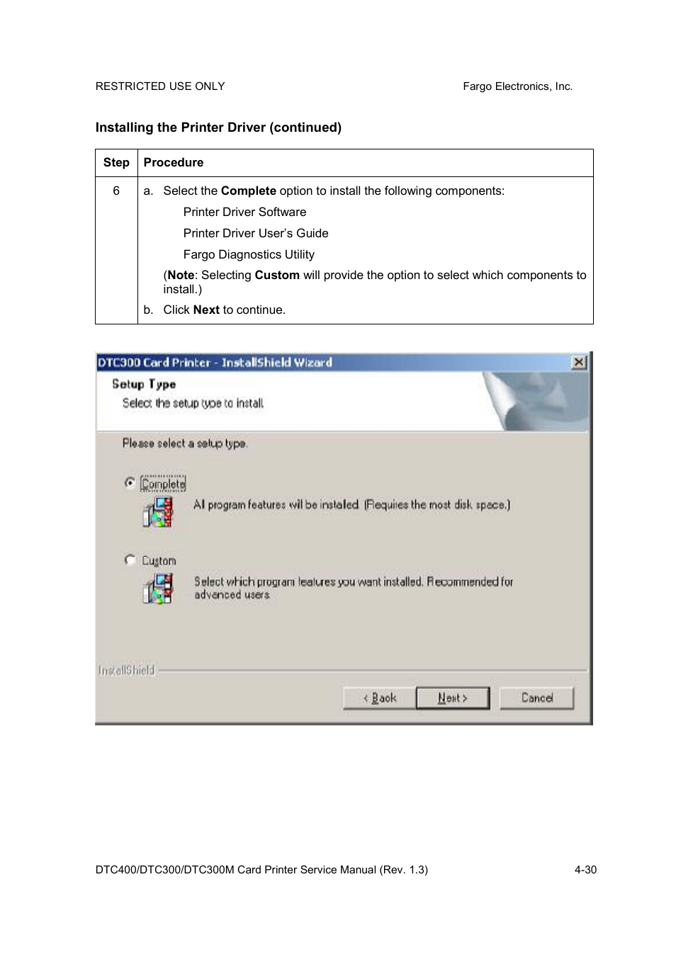 FARGO electronic DTC300 User Manual | Page 62 / 446