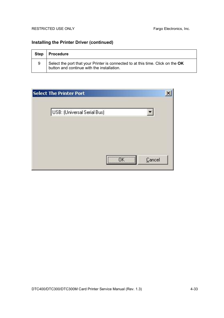 FARGO electronic DTC300 User Manual | Page 65 / 446