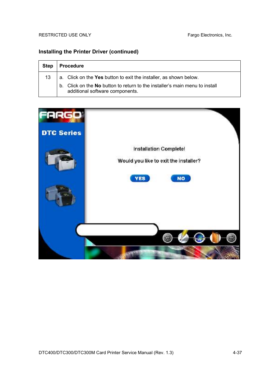 FARGO electronic DTC300 User Manual | Page 69 / 446