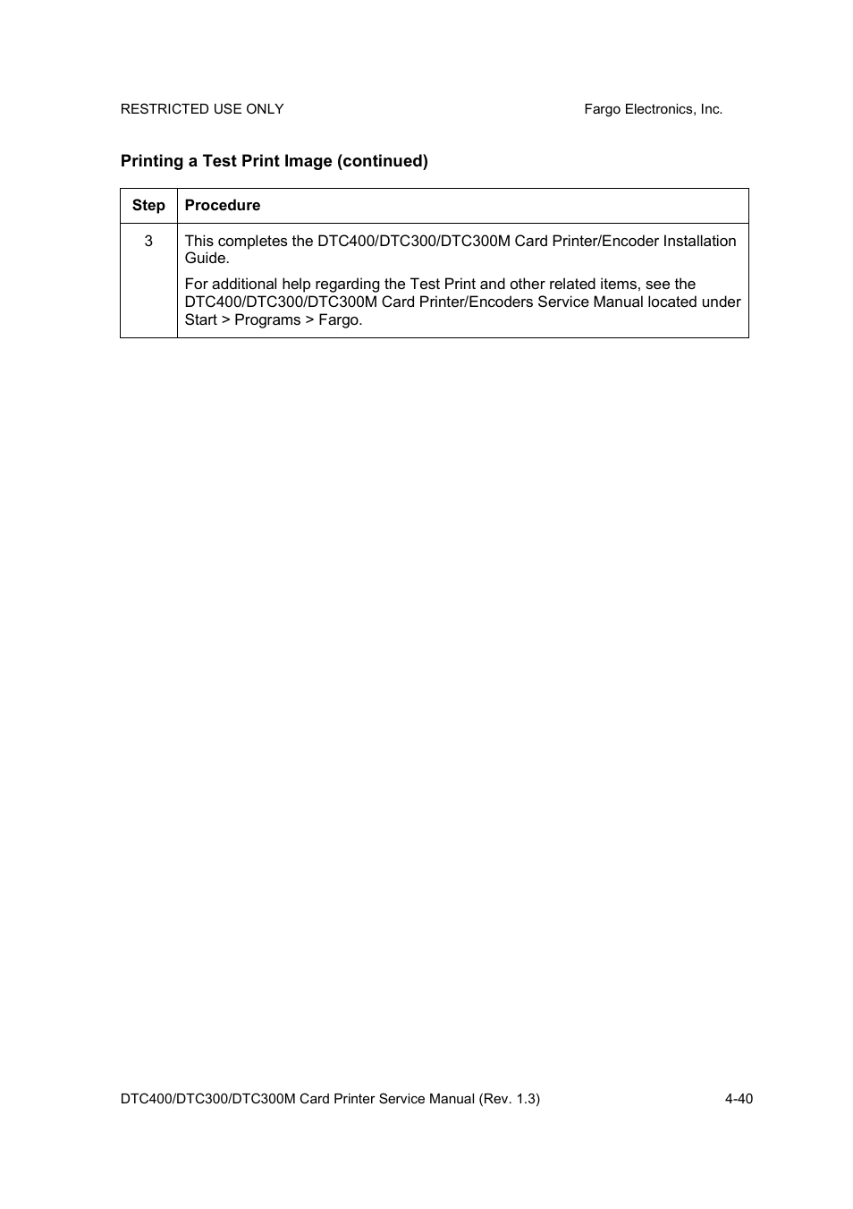 FARGO electronic DTC300 User Manual | Page 72 / 446