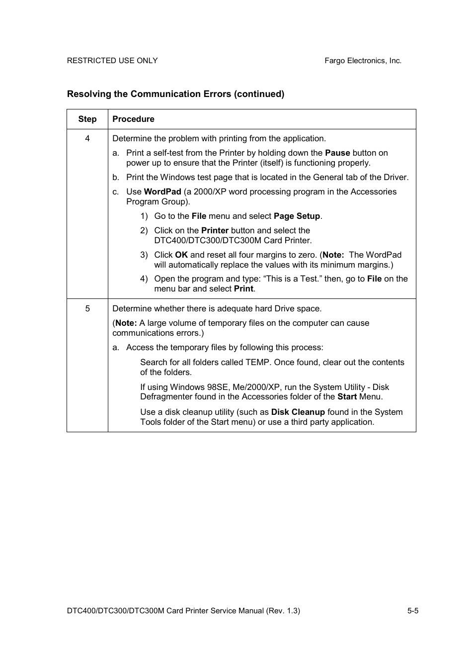 FARGO electronic DTC300 User Manual | Page 78 / 446