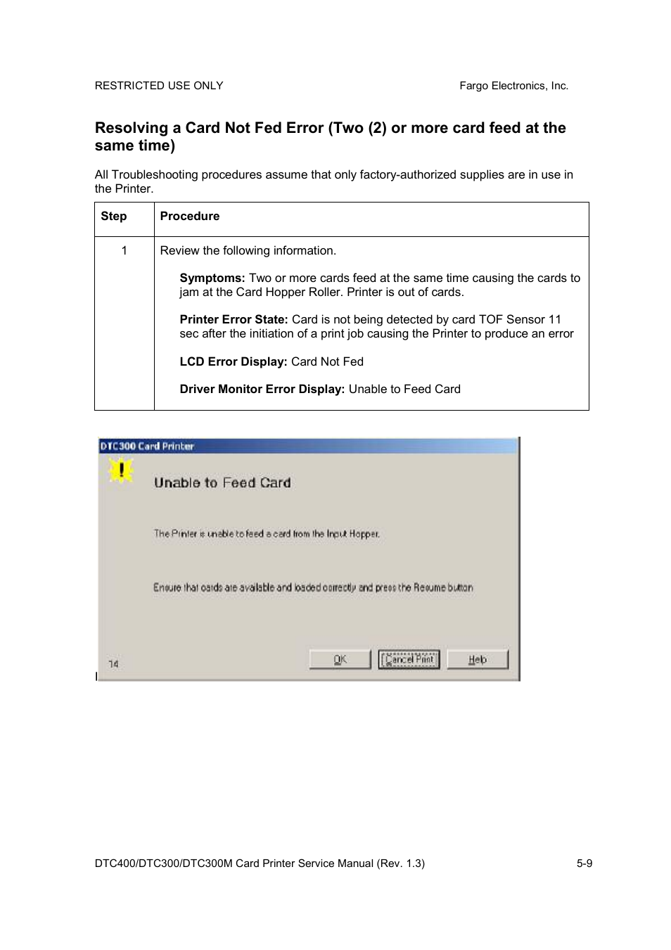 FARGO electronic DTC300 User Manual | Page 82 / 446