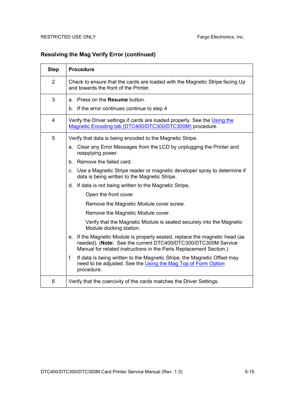 FARGO electronic DTC300 User Manual | Page 88 / 446