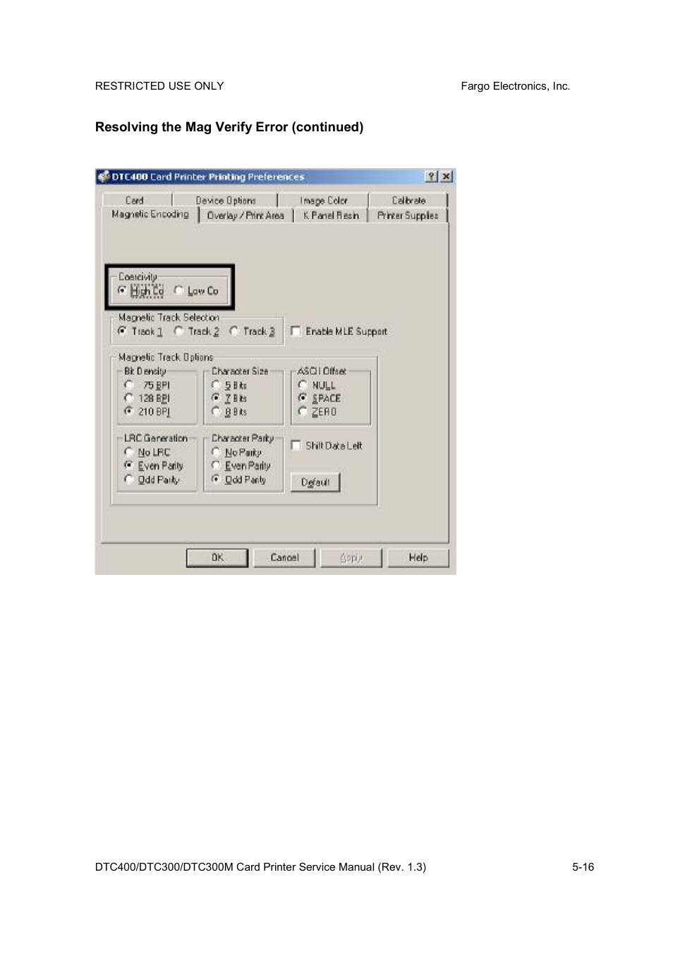 FARGO electronic DTC300 User Manual | Page 89 / 446