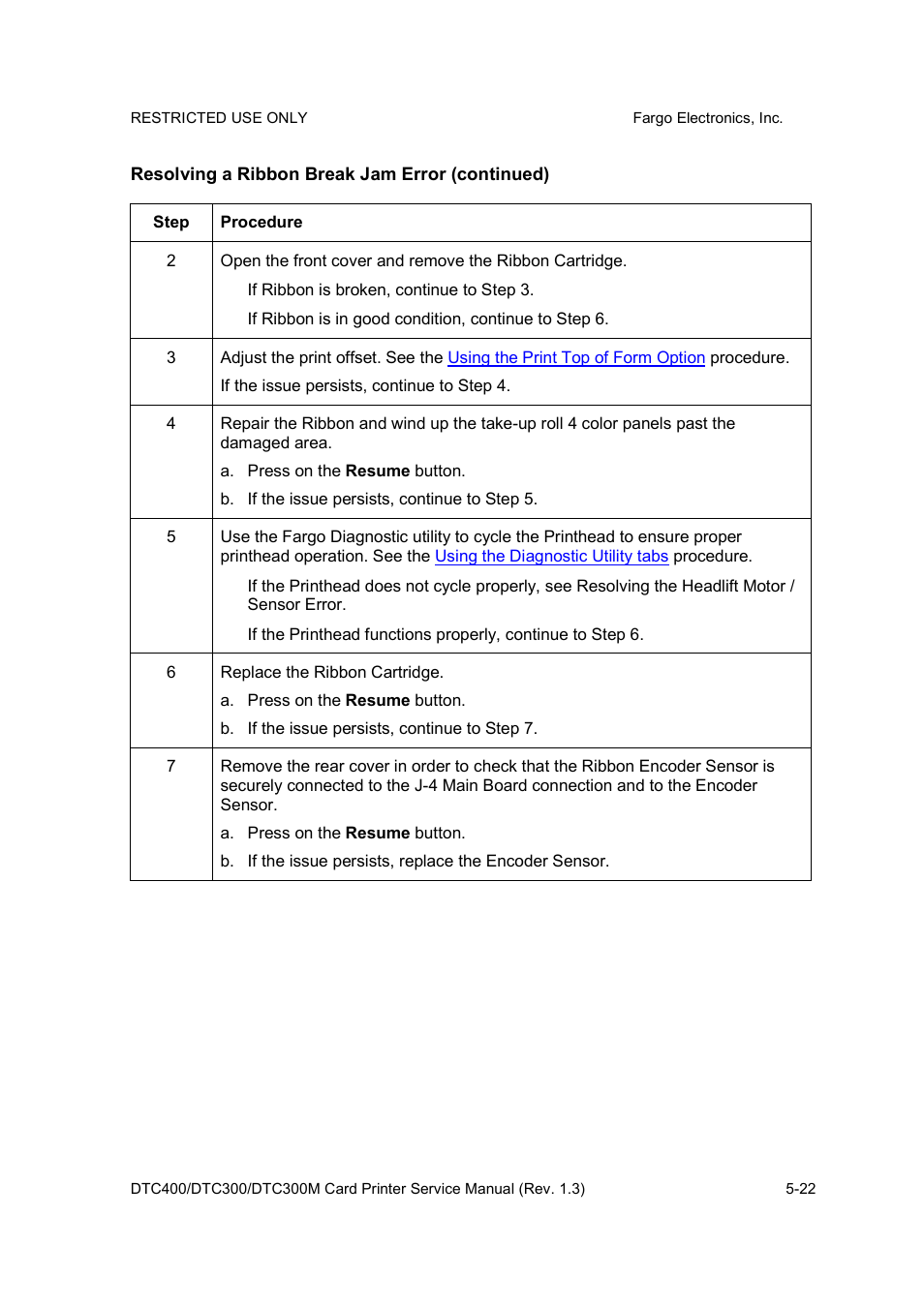 FARGO electronic DTC300 User Manual | Page 95 / 446