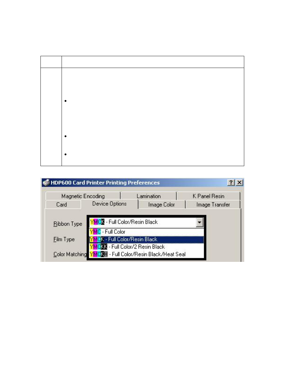 Adjusting the ribbon type -26, Adjusting the ribbon type | FARGO electronic HDP600 User Manual | Page 237 / 371