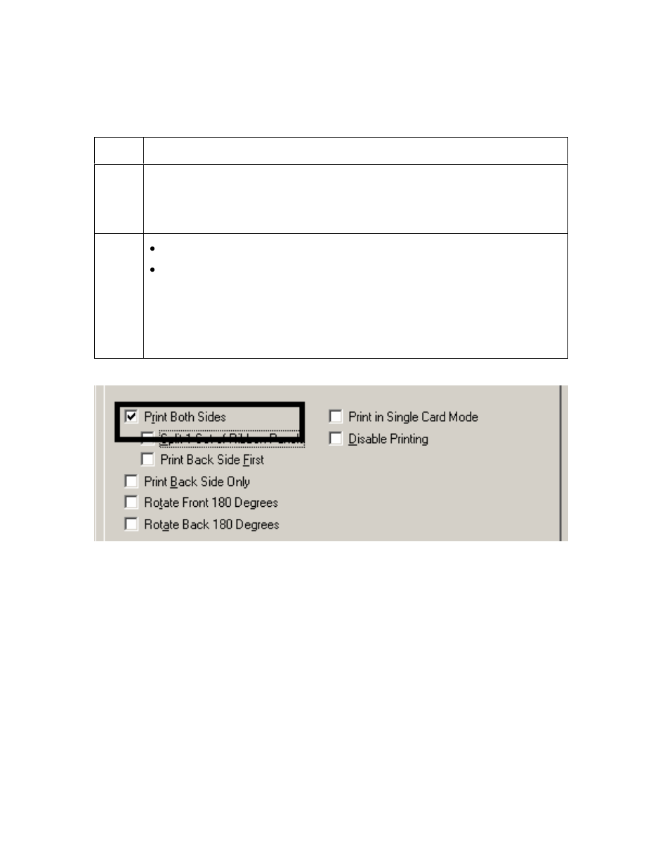 Using the print both sides option -31, Using the print both sides option | FARGO electronic HDP600 User Manual | Page 242 / 371