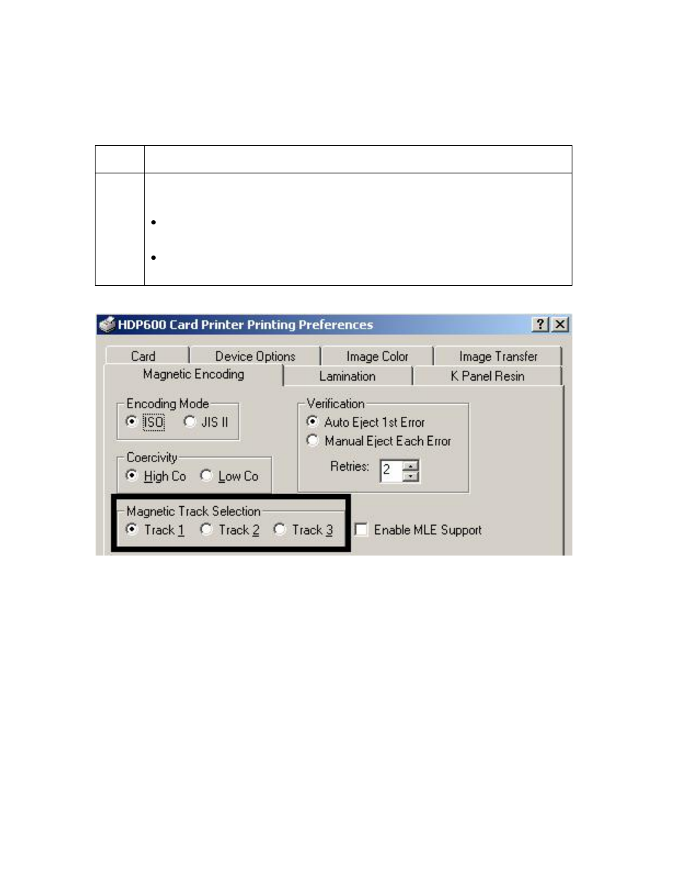 Reviewing the magnetic track options -59, Reviewing the magnetic track options | FARGO electronic HDP600 User Manual | Page 270 / 371