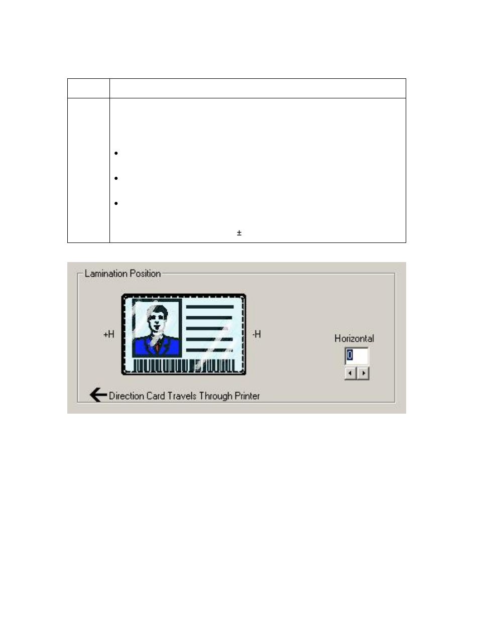 Selecting the lamination position -68, Selecting the lamination position | FARGO electronic HDP600 User Manual | Page 279 / 371