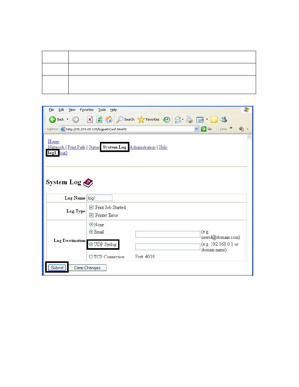 Specifying udp event logging | FARGO electronic HDP5000 User Manual | Page 163 / 401
