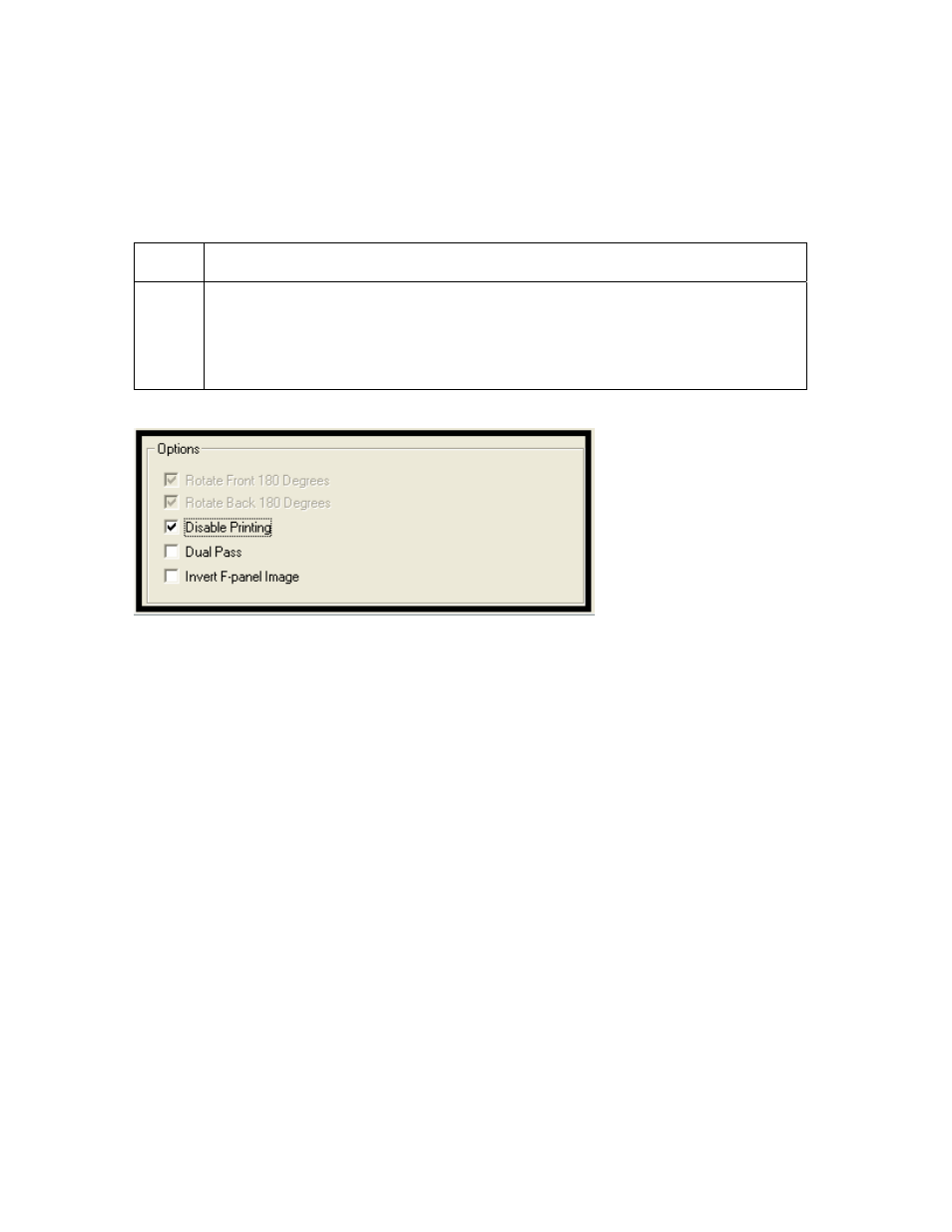 Using the disable printing option -36, Using the disable printing option | FARGO electronic HDP5000 User Manual | Page 241 / 401