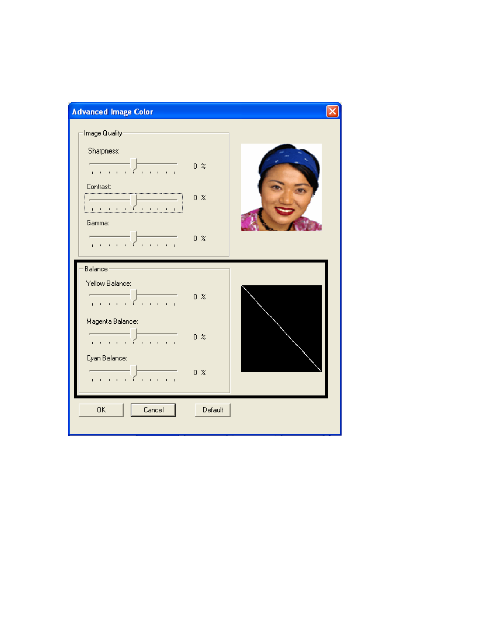 Using the advanced image color window (continued) | FARGO electronic HDP5000 User Manual | Page 254 / 401