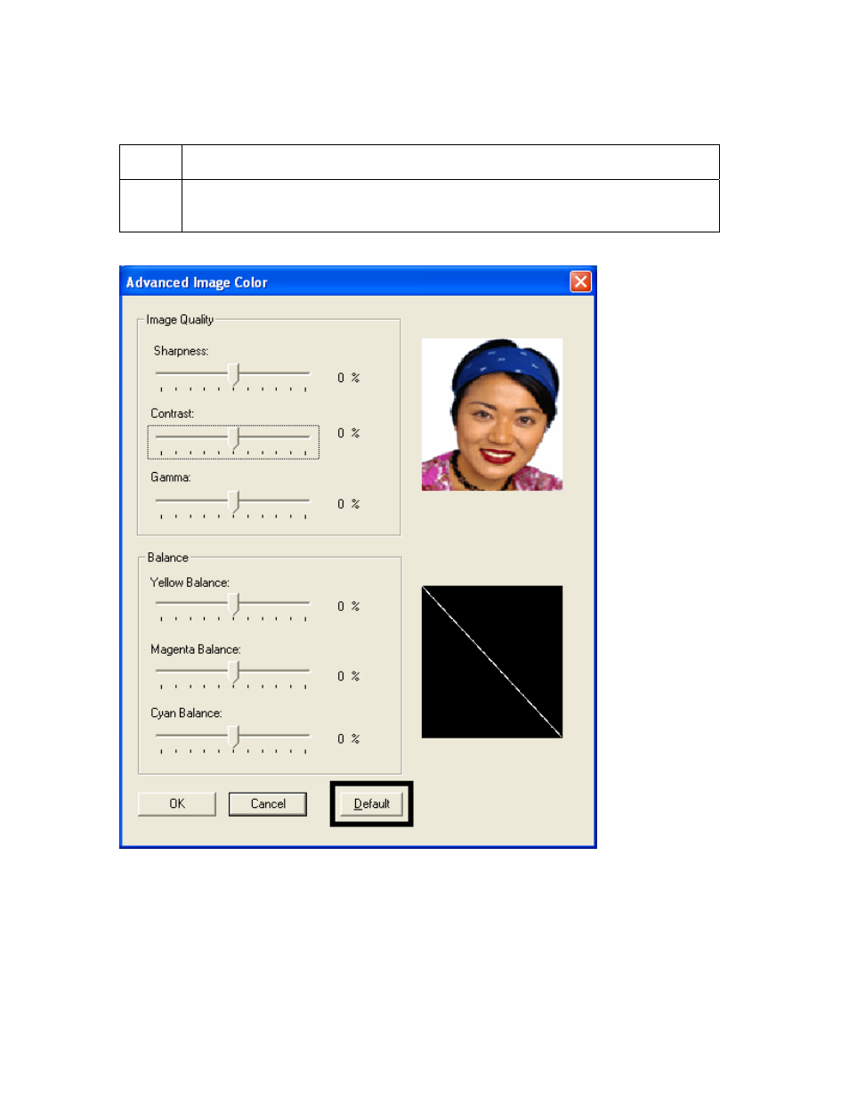 Using the advanced image color window | FARGO electronic HDP5000 User Manual | Page 255 / 401