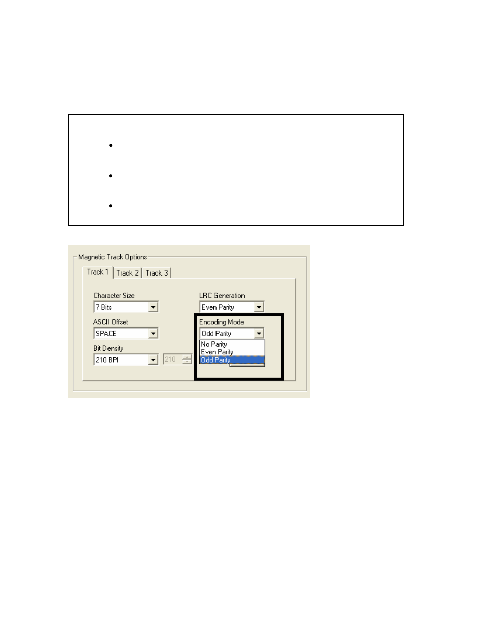 Using the encoding mode dropdown list, Using the encoding mode dropdown list -76 | FARGO electronic HDP5000 User Manual | Page 281 / 401