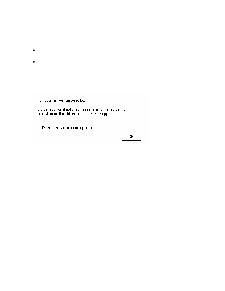 Using the event monitoring group box, Reviewing the ribbon low message, Using the event monitoring group box -4 | Reviewing the ribbon low message -4 | FARGO electronic HDP5000 User Manual | Page 313 / 401