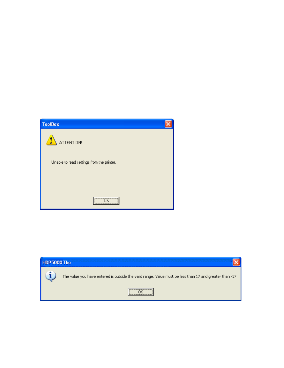 Using the lamination card backup option, Using the lamination card length option, Reviewing the no printer connected error message | Using the lamination card backup option -31, Using the lamination card length option -31 | FARGO electronic HDP5000 User Manual | Page 340 / 401