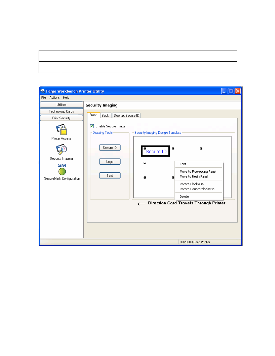 FARGO electronic HDP5000 User Manual | Page 354 / 401
