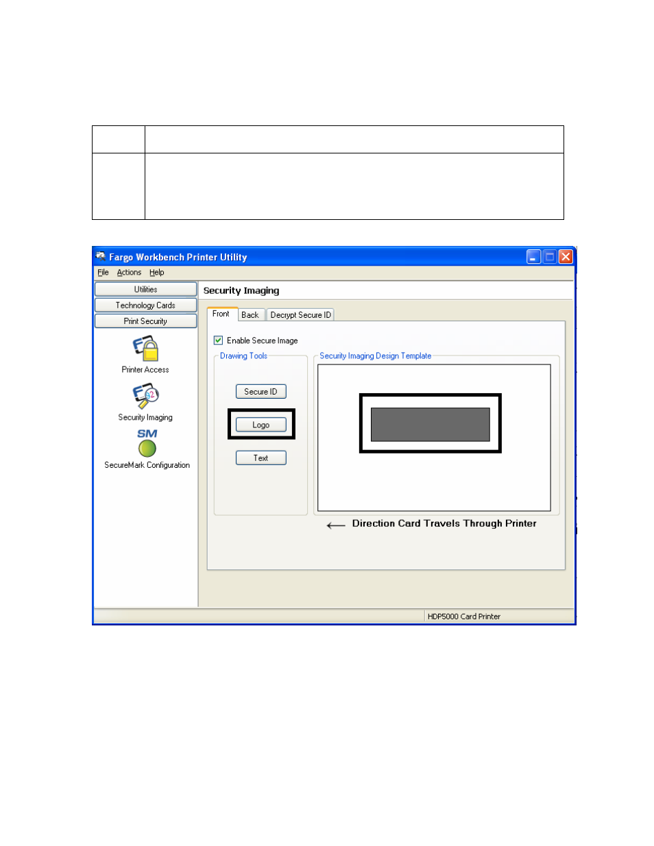 FARGO electronic HDP5000 User Manual | Page 355 / 401