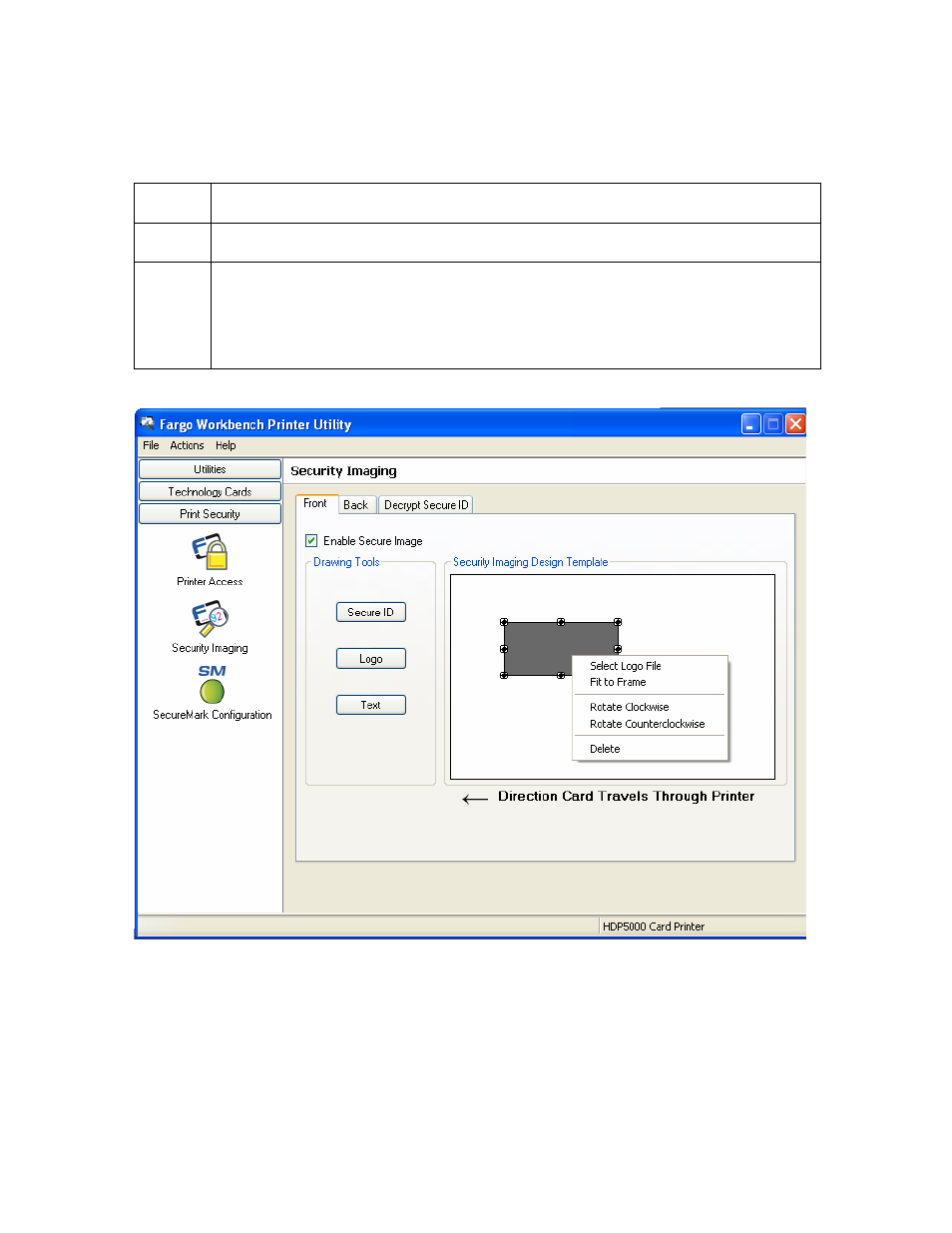 FARGO electronic HDP5000 User Manual | Page 356 / 401