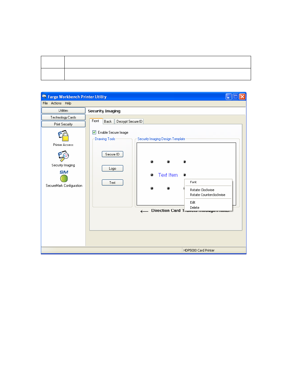 FARGO electronic HDP5000 User Manual | Page 358 / 401