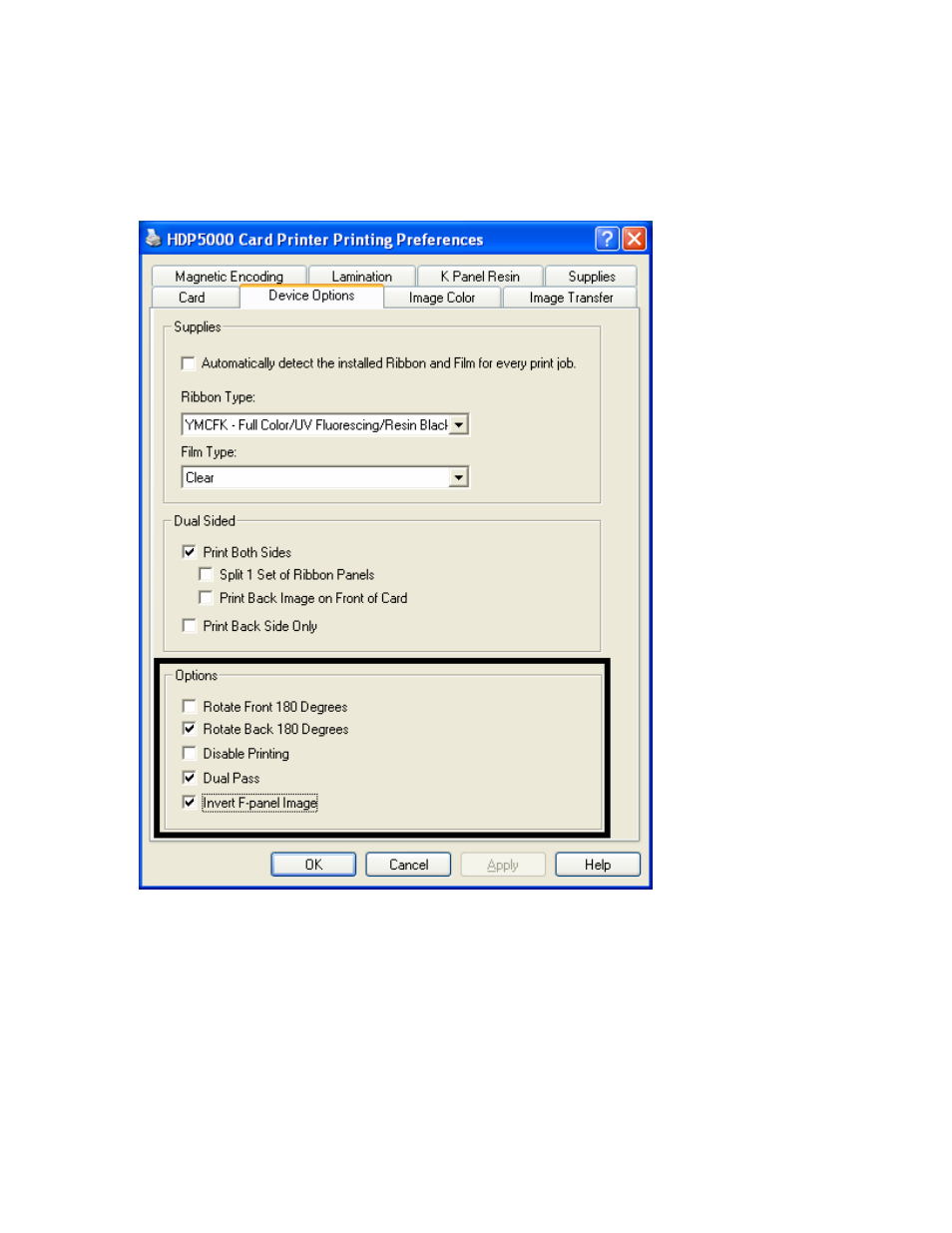 FARGO electronic HDP5000 User Manual | Page 361 / 401