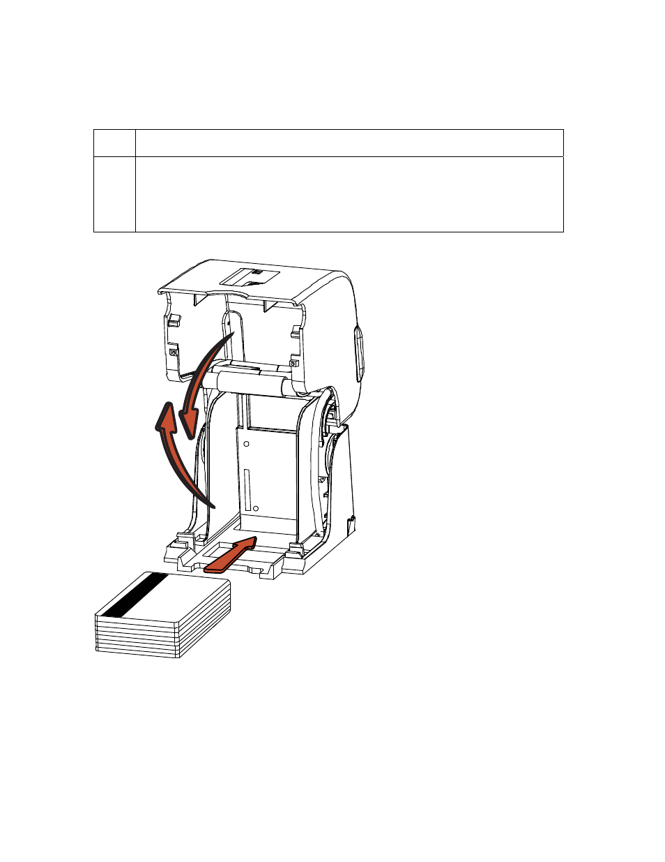 Loading the blank cards, Loading the blank cards -18 | FARGO electronic HDP5000 User Manual | Page 61 / 401