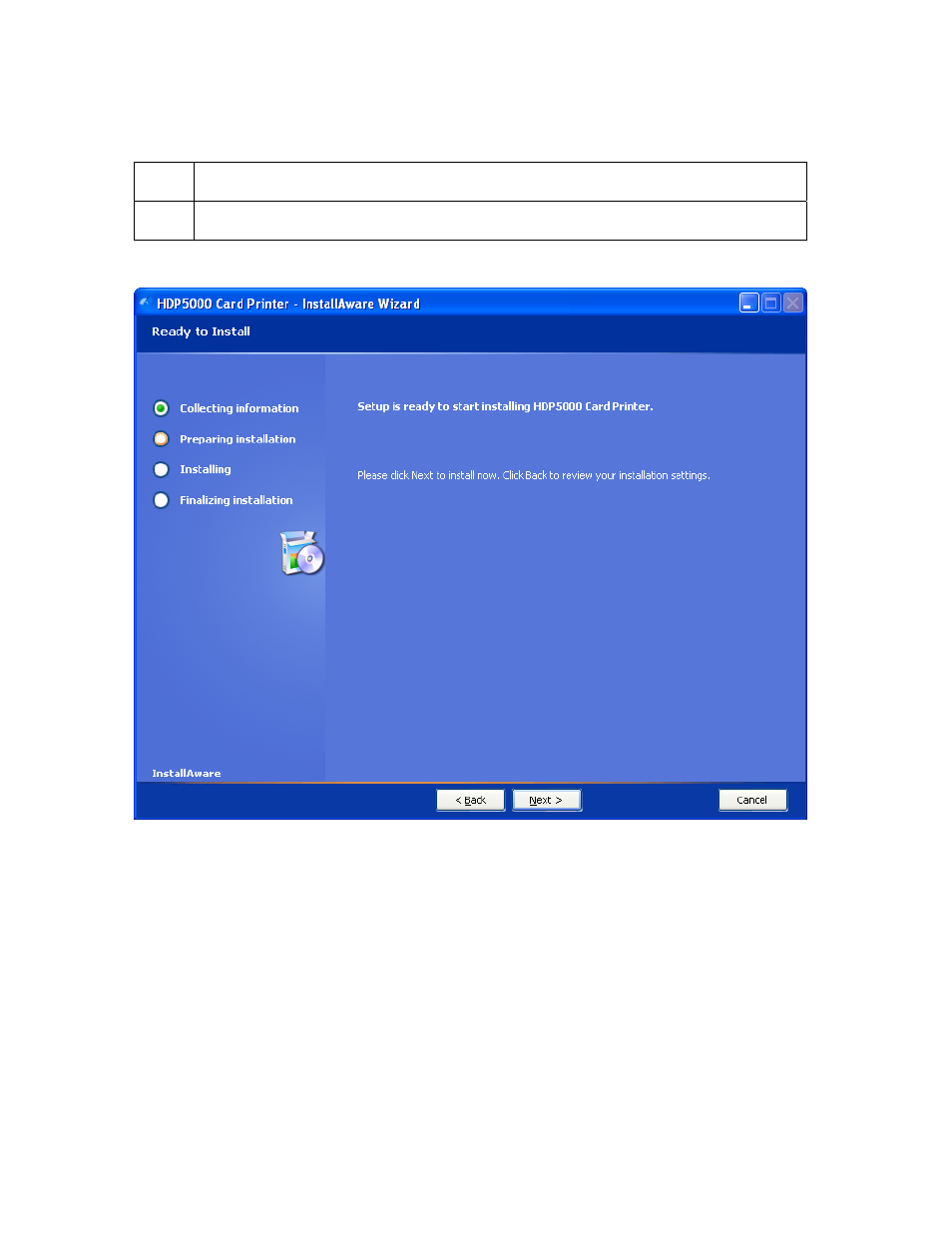 Installing the hdp5000 printer driver (continued) | FARGO electronic HDP5000 User Manual | Page 70 / 401