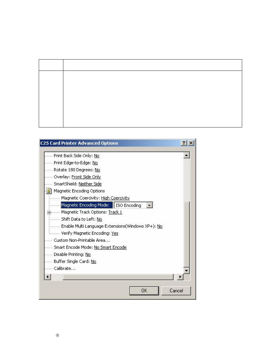 Using the magnetic encoding mode option | FARGO electronic S000256 User Manual | Page 106 / 181