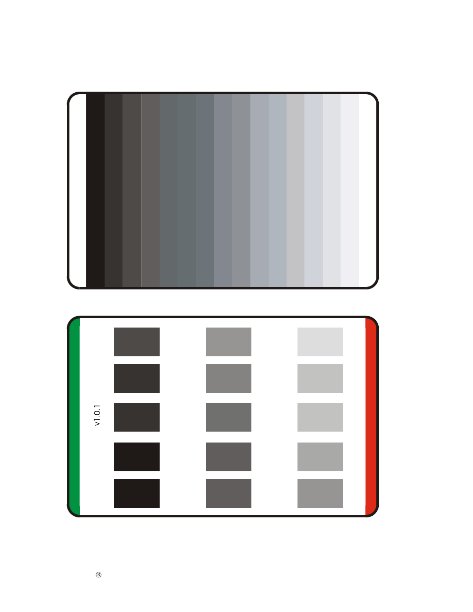 Reviewing the 15 shade self test, Reviewing the standard self test | FARGO electronic S000256 User Manual | Page 58 / 181