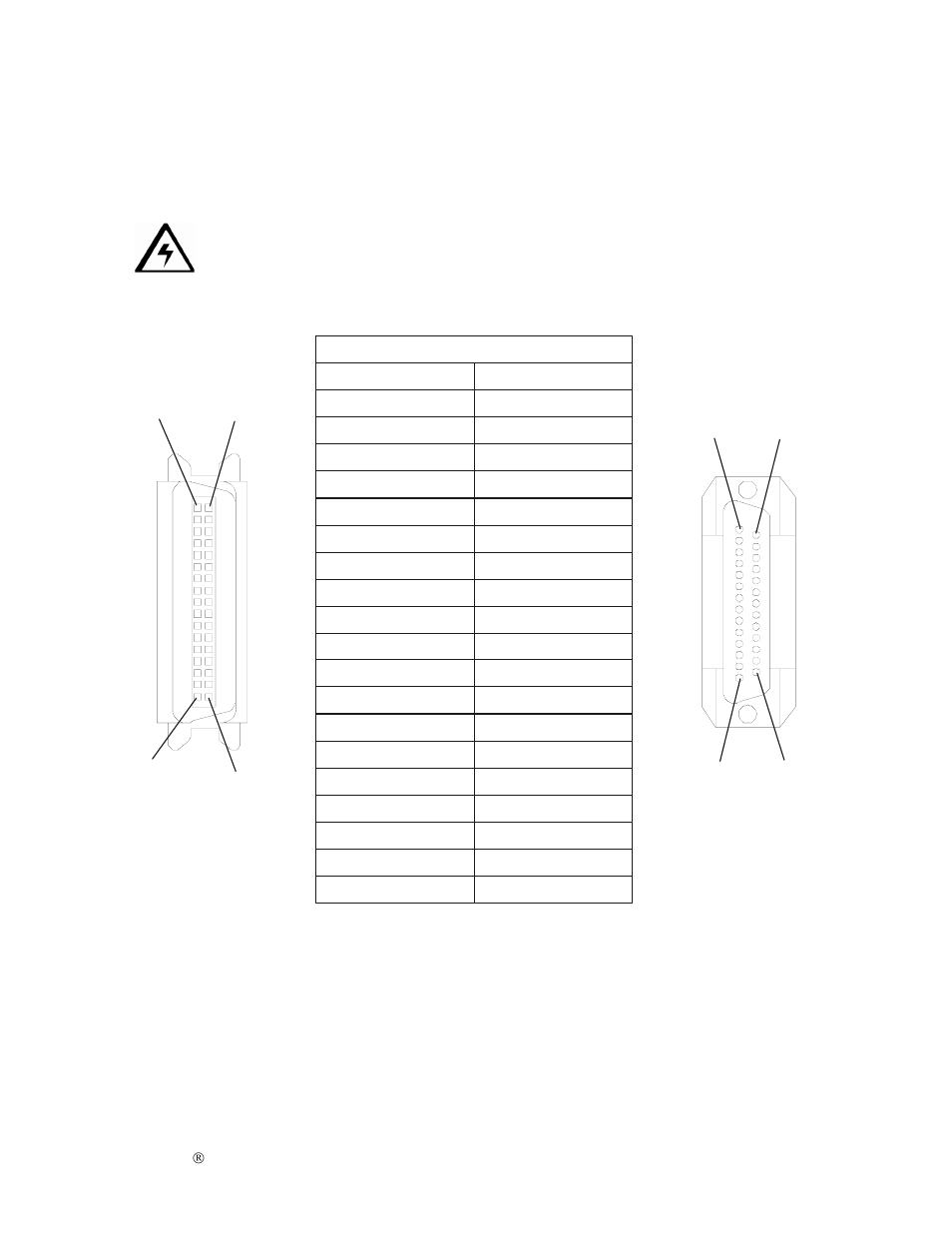 Reviewing the pin assignments, Interfacing information | FARGO electronic S000256 User Manual | Page 59 / 181