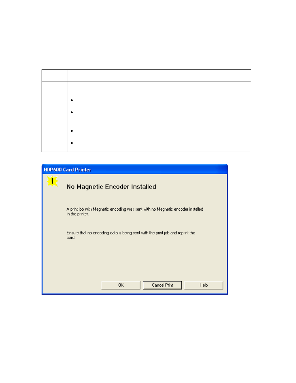 Resolving a no magnetic encoder installed error | FARGO electronic HDP600-LC CR100 User Manual | Page 145 / 432