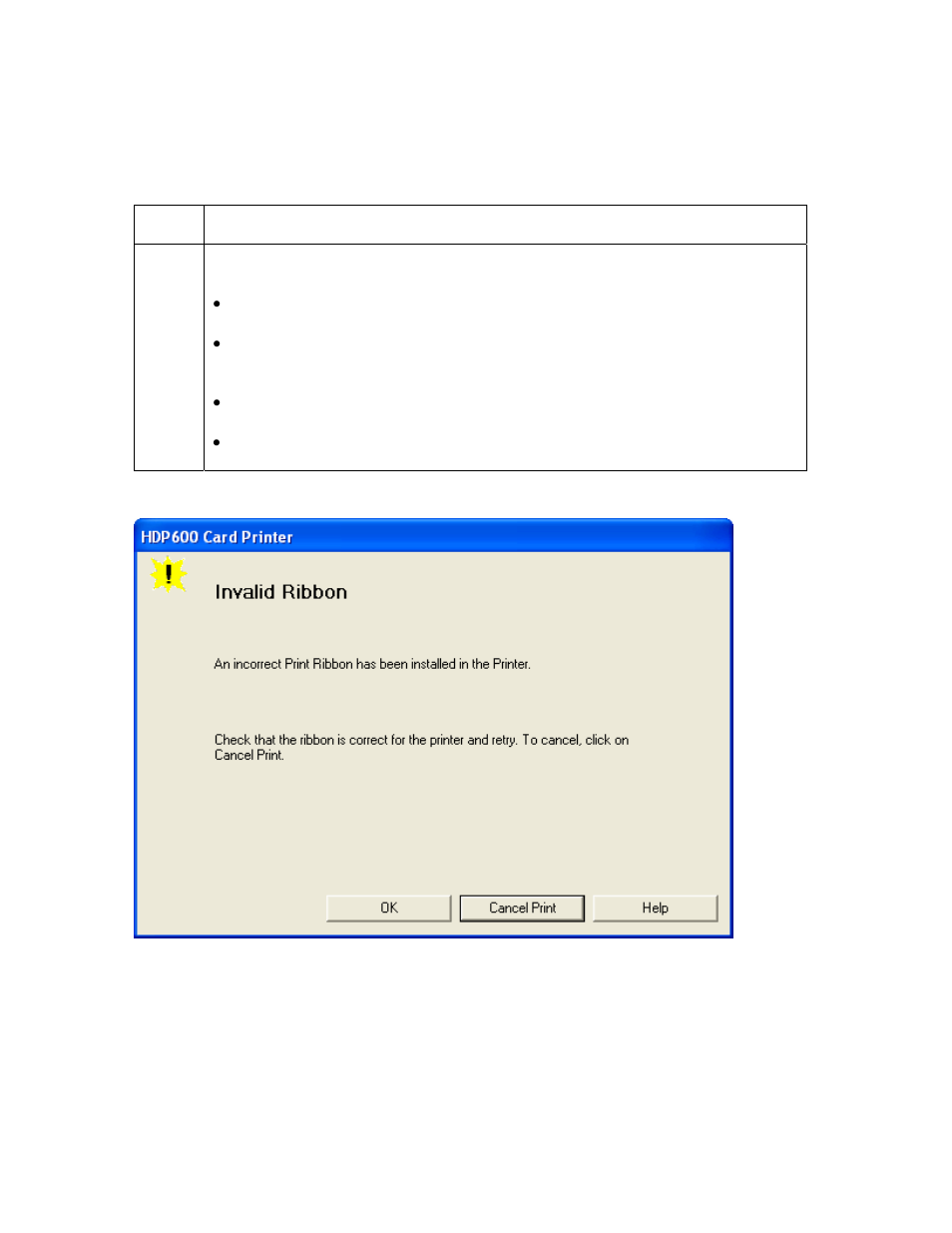 Resolving a wrong ribbon error, Resolving a wrong ribbon error -63 | FARGO electronic HDP600-LC CR100 User Manual | Page 163 / 432