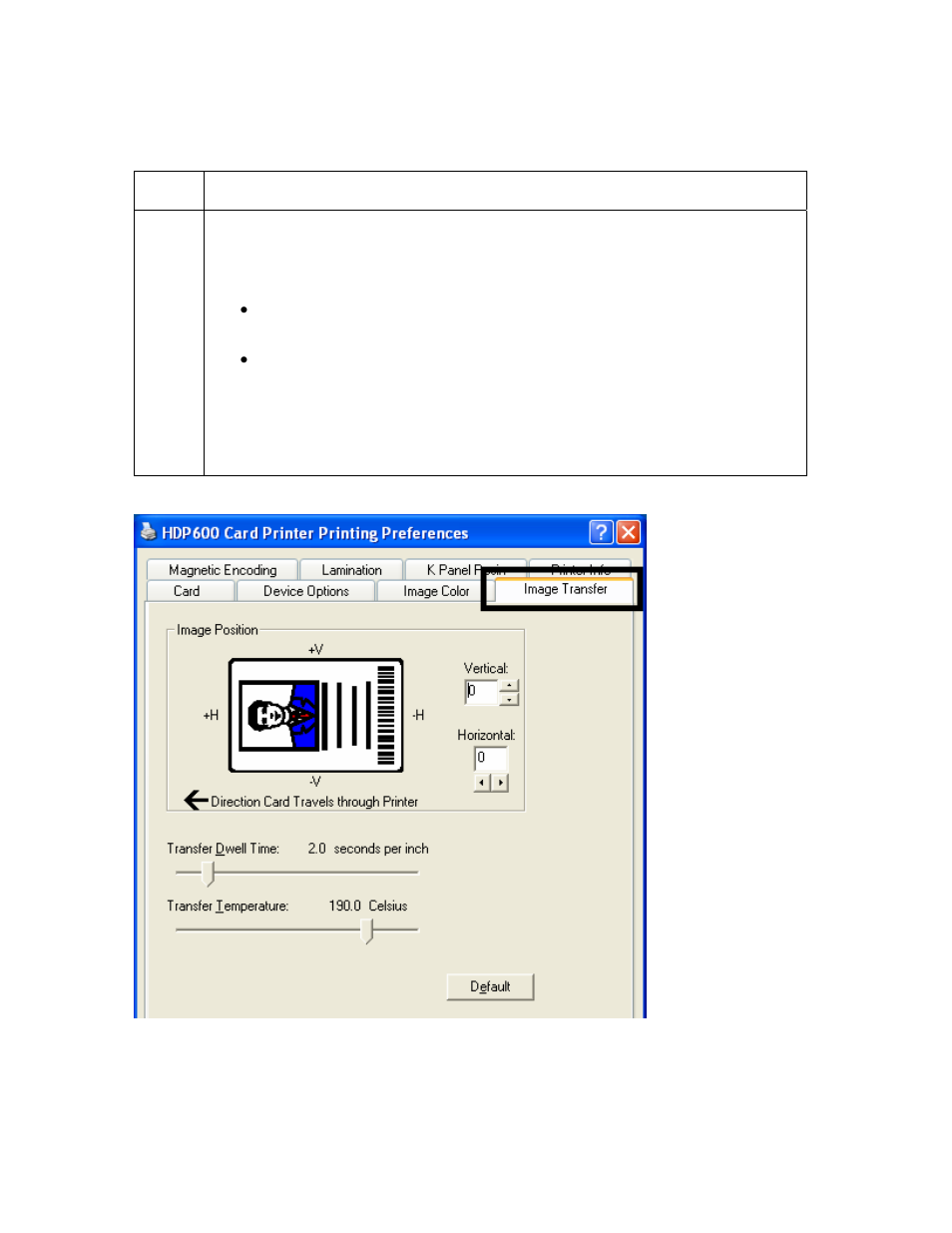 Resolving the image placement problems (continued) | FARGO electronic HDP600-LC CR100 User Manual | Page 190 / 432