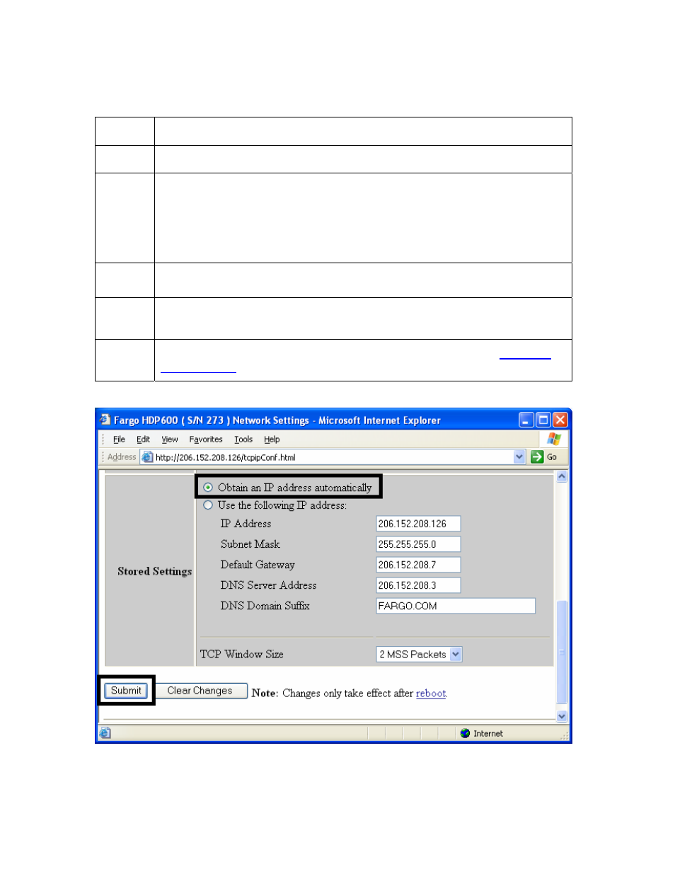 Switching to the automatic ip address mode, Switching to the automatic ip address mode -19 | FARGO electronic HDP600-LC CR100 User Manual | Page 215 / 432