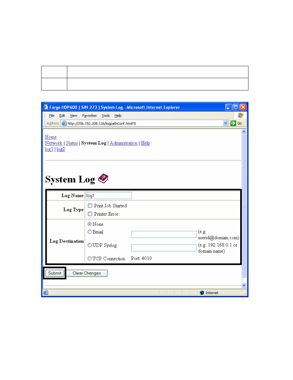 Changing the log name, Changing the log name -29 | FARGO electronic HDP600-LC CR100 User Manual | Page 225 / 432