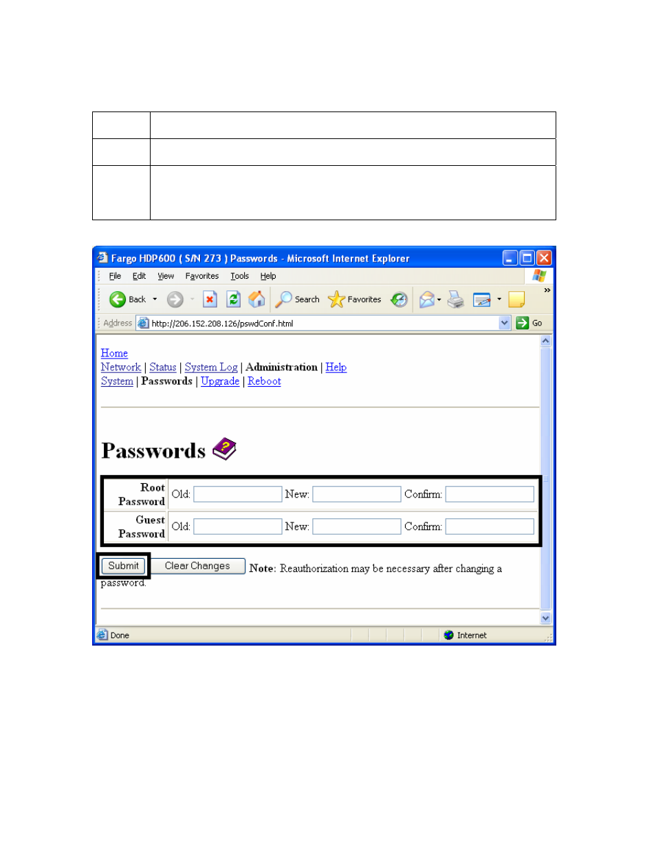 Changing the root password (continued) | FARGO electronic HDP600-LC CR100 User Manual | Page 237 / 432