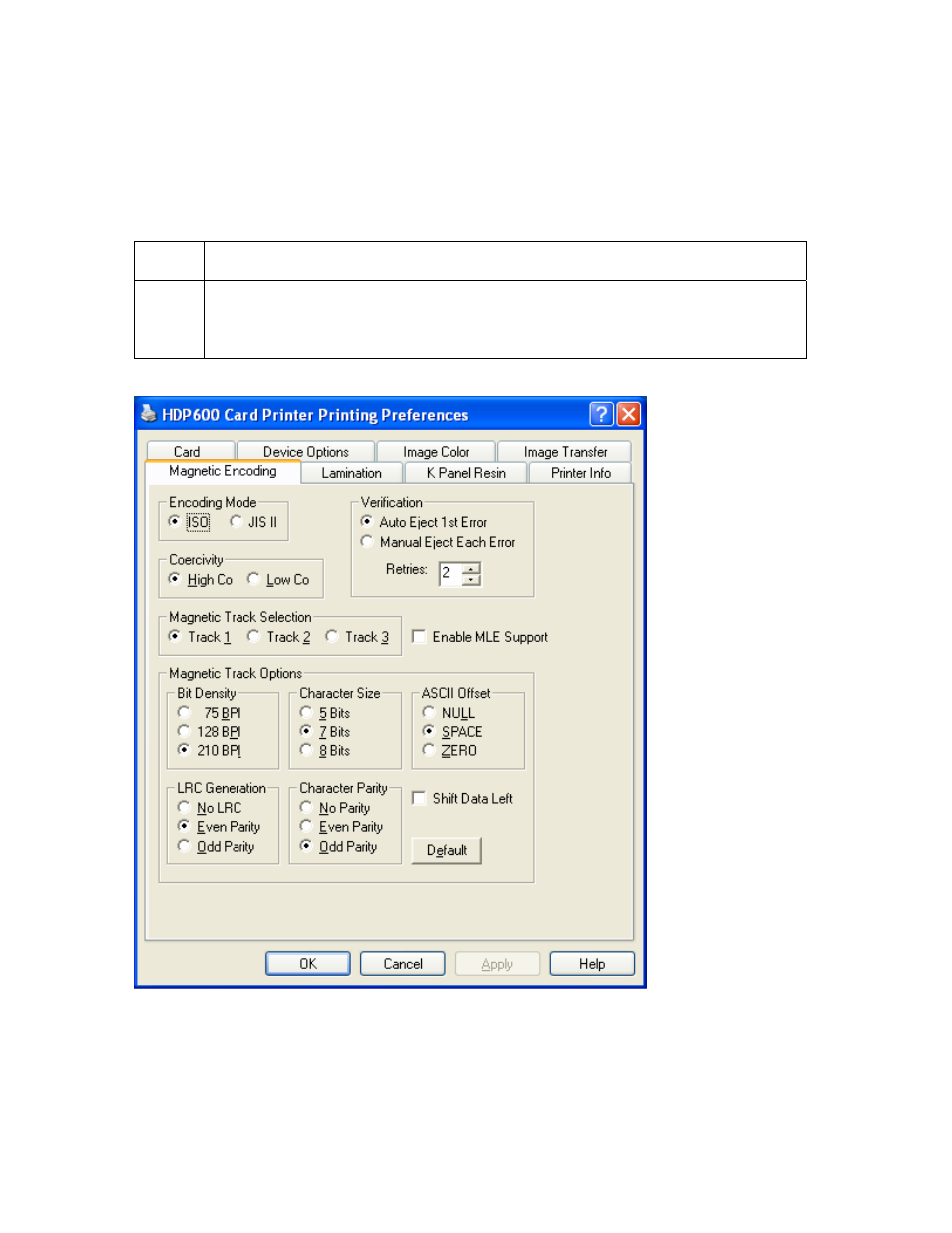 Using the magnetic encoding tab, Using the magnetic encoding tab -59 | FARGO electronic HDP600-LC CR100 User Manual | Page 325 / 432