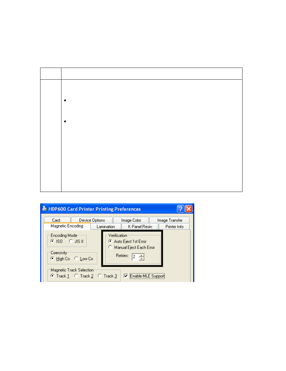 Reviewing the verification options, Reviewing the verification options -66 | FARGO electronic HDP600-LC CR100 User Manual | Page 332 / 432