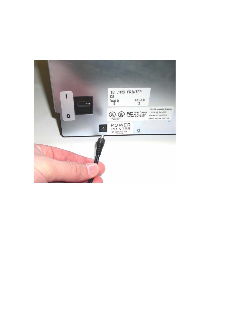 Connecting power to the hdp600 printer (cont.) | FARGO electronic HDP600-LC CR100 User Manual | Page 68 / 432