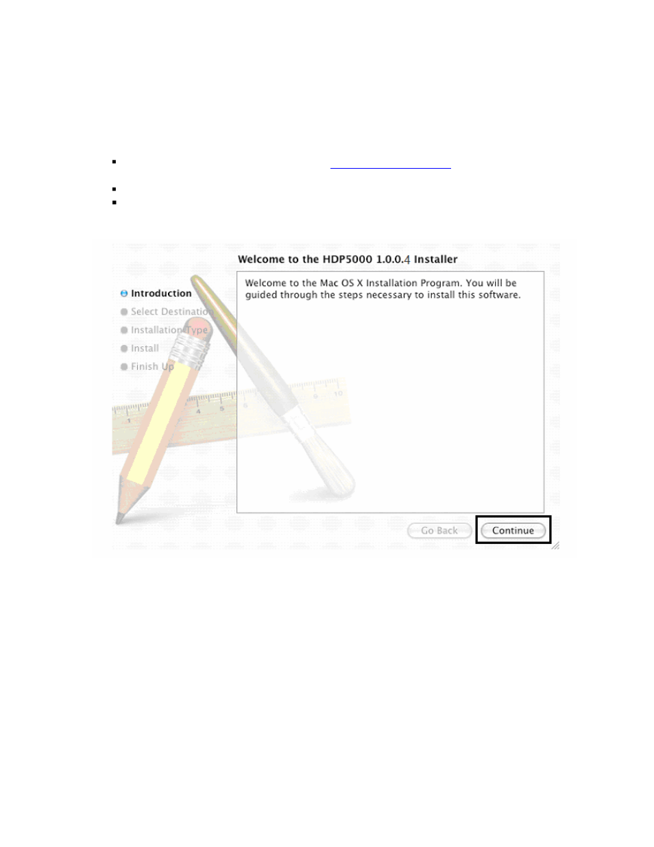 Installation procedure for mac os x driver | HID FARGO HDP5000 User Guide User Manual | Page 7 / 44