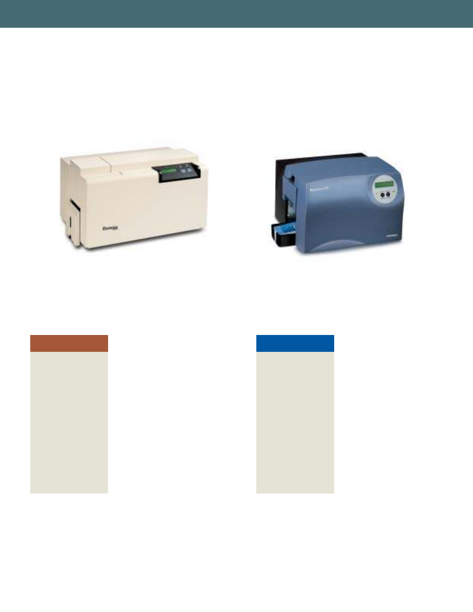 Persona c16, Persona c25 | FARGO electronic C25 User Manual | Page 2 / 6