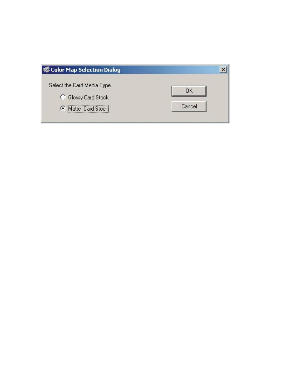 Selecting the color map (card media type) -68, Selecting the color map (card media type) | FARGO electronic L000286 User Manual | Page 167 / 215