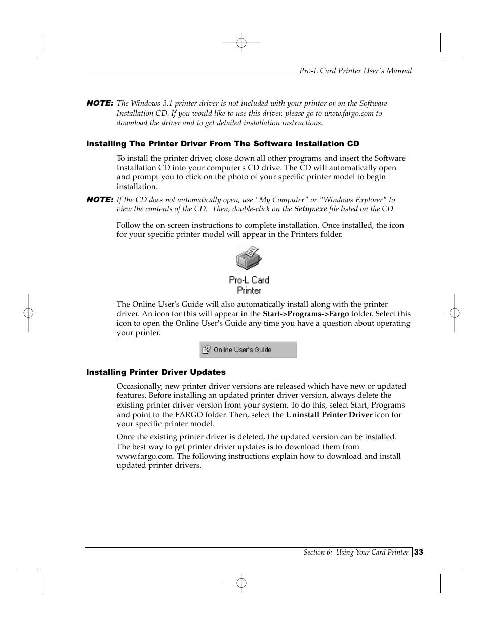 FARGO electronic Pro-L User Manual | Page 38 / 98