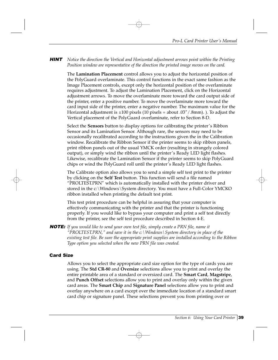 FARGO electronic Pro-L User Manual | Page 44 / 98