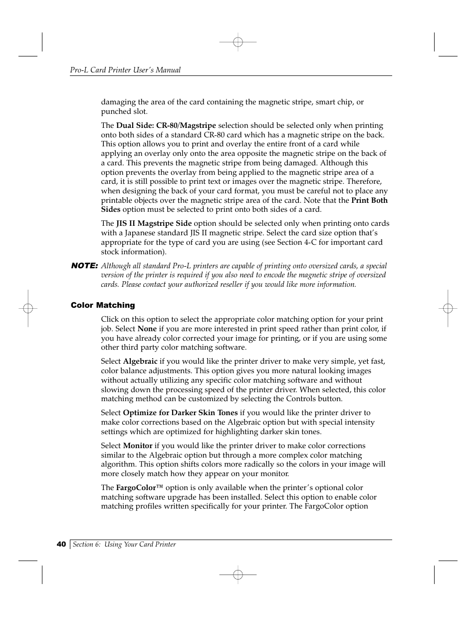 FARGO electronic Pro-L User Manual | Page 45 / 98