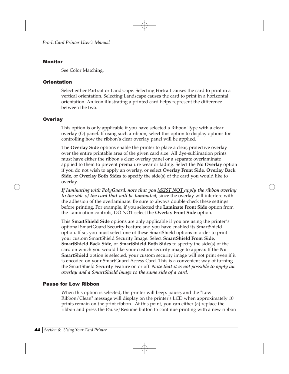 FARGO electronic Pro-L User Manual | Page 49 / 98