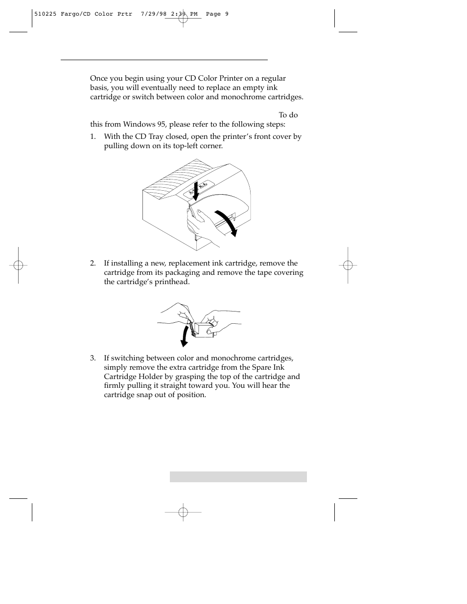 FARGO electronic CD Color Printer User Manual | Page 12 / 53