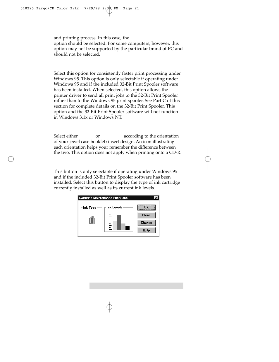 FARGO electronic CD Color Printer User Manual | Page 24 / 53