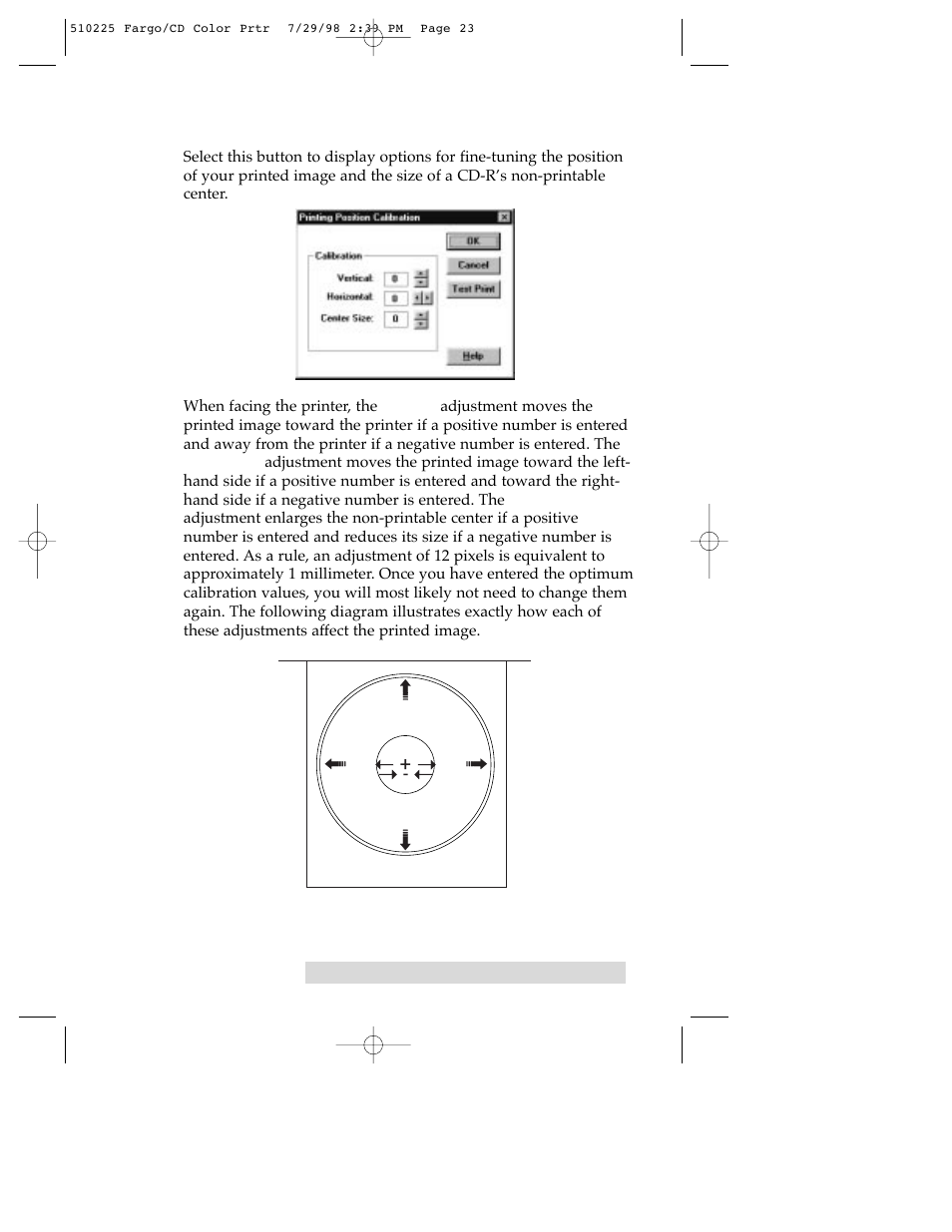 FARGO electronic CD Color Printer User Manual | Page 26 / 53