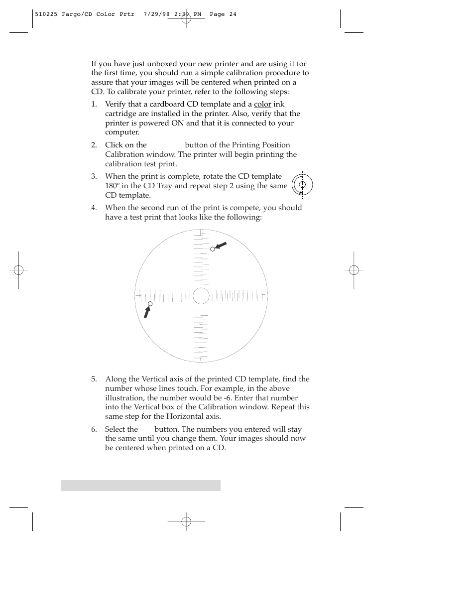 24 using the cd color printer with windows | FARGO electronic CD Color Printer User Manual | Page 27 / 53